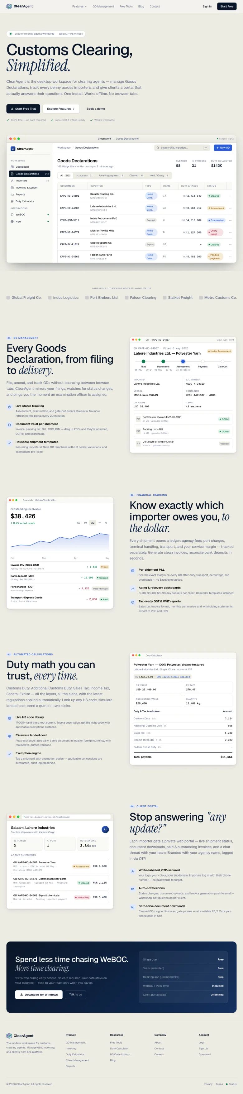 ClearAgent preview